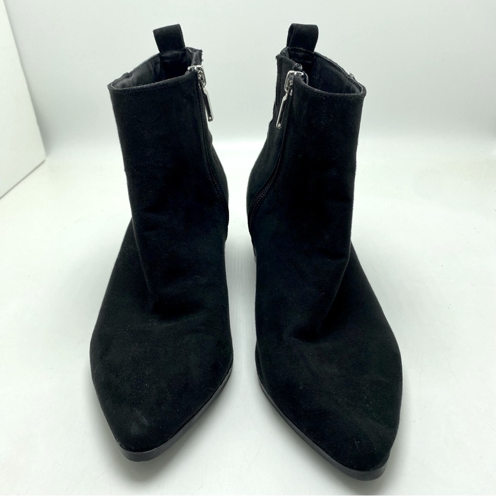 a new day Black Faux Suede Boots Black Size 6